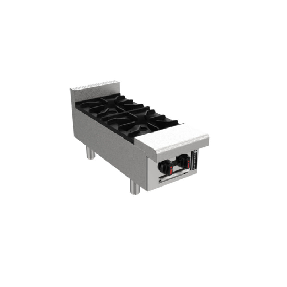 Venancio R12CT-12B_LP 12 Inch Hotplate Gas Countertop 2 Burner 64000 BTU
