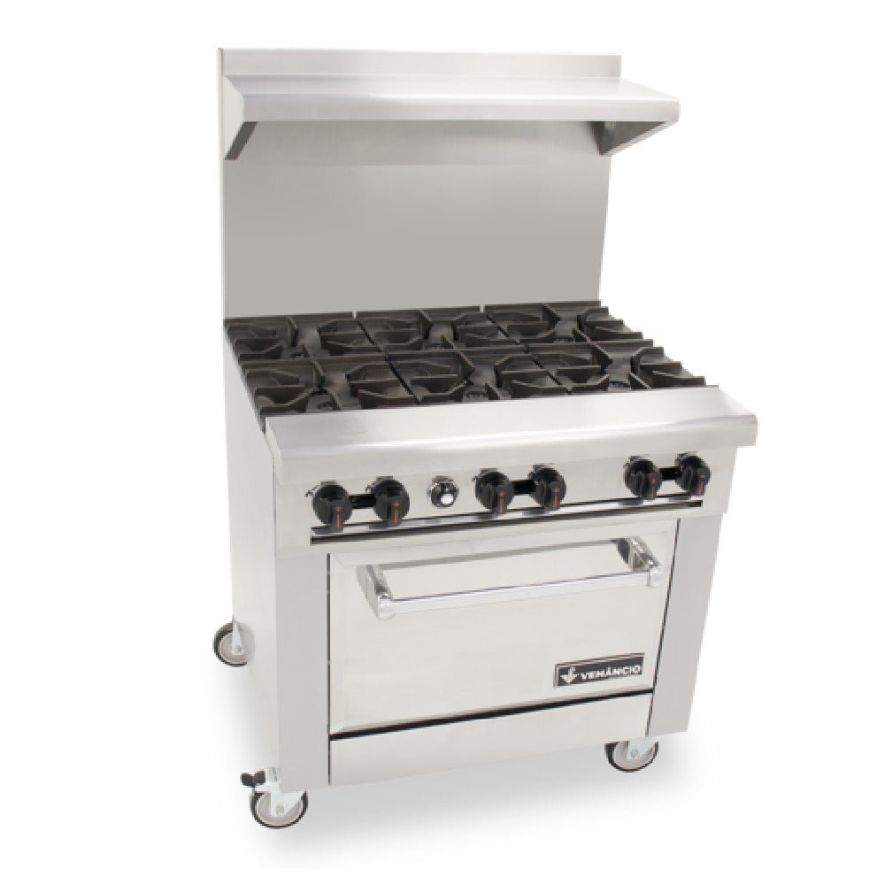 Venancio R602ST-36B24G_LP 60 Inch Gas Restaurant Range with 6 Burner 307000 BTU