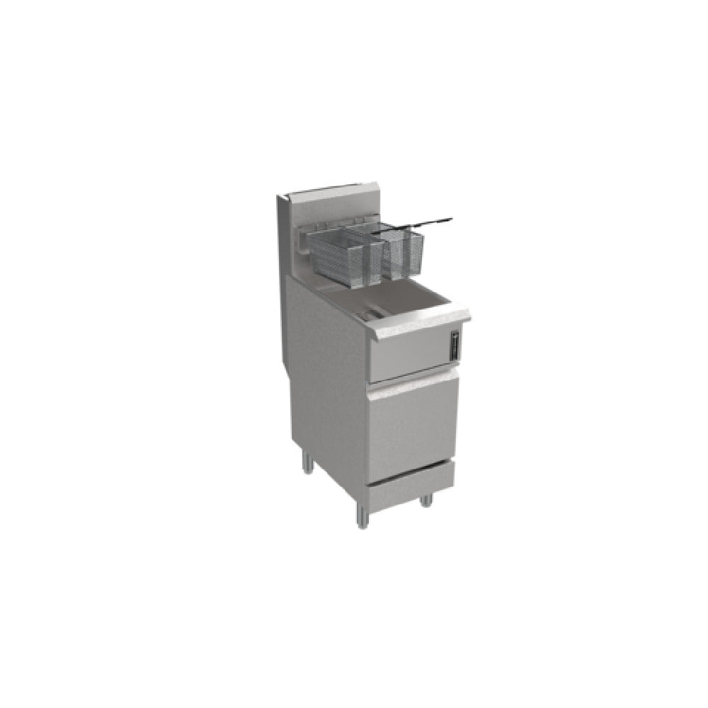 Venancio PFR50G-CB_LP 16 Inch Gas Freestanding Full Pot Fryer 120000 BTU with 4 Burners