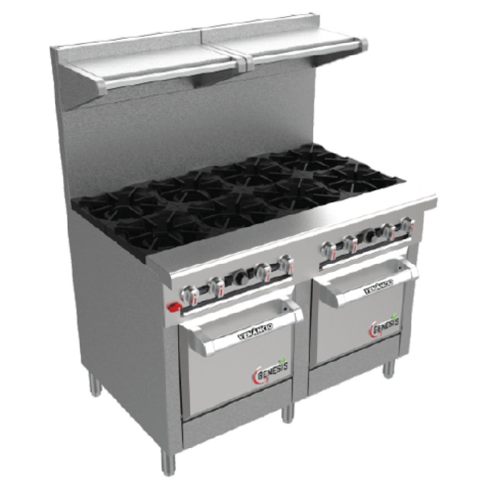 Venancio G602CO-60B_LP 60 Inch Gas Restaurant Range with 10 Burners 245000 BTU