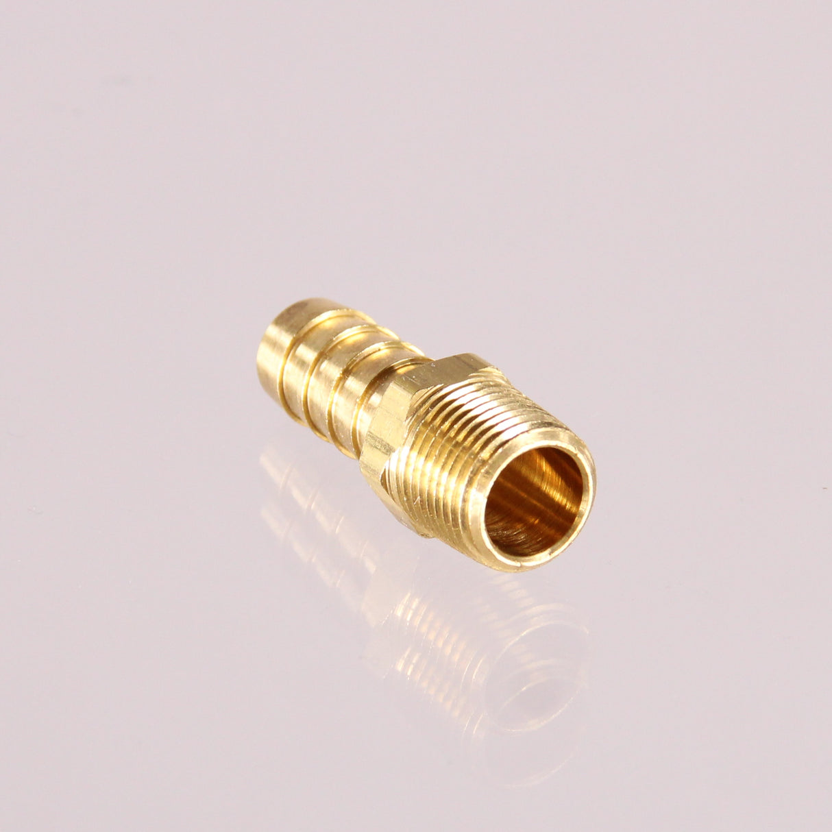 Cleveland FK100746 Fitting with Thread Lock, 1/2" Hose Barb x 3/8" MPT, Brass