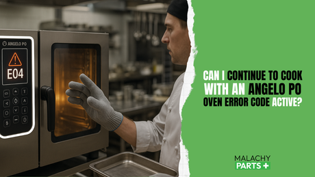 Can I Continue to Cook with an Angelo Po Oven Error Code Active?
