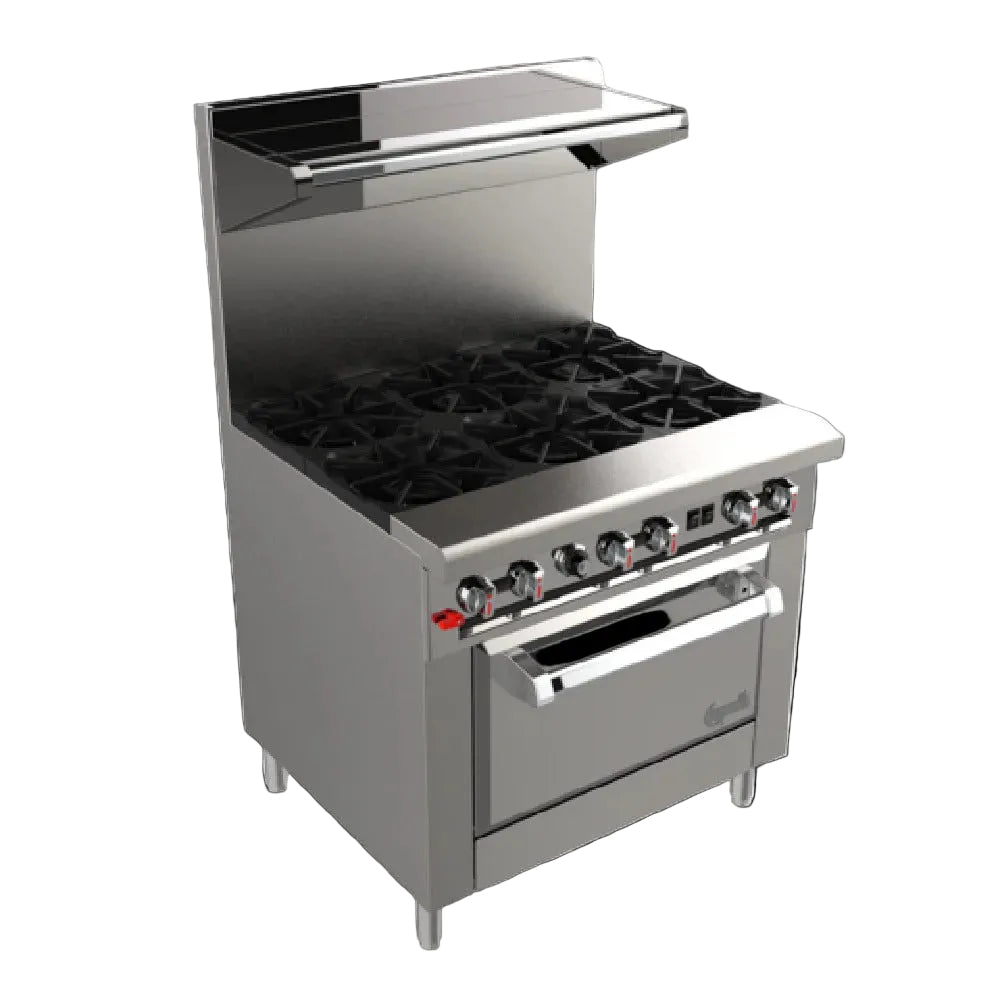 Venancio G482SO-48B_NAT 48 Inch Gas Range with 8 Burners 144000 BTU