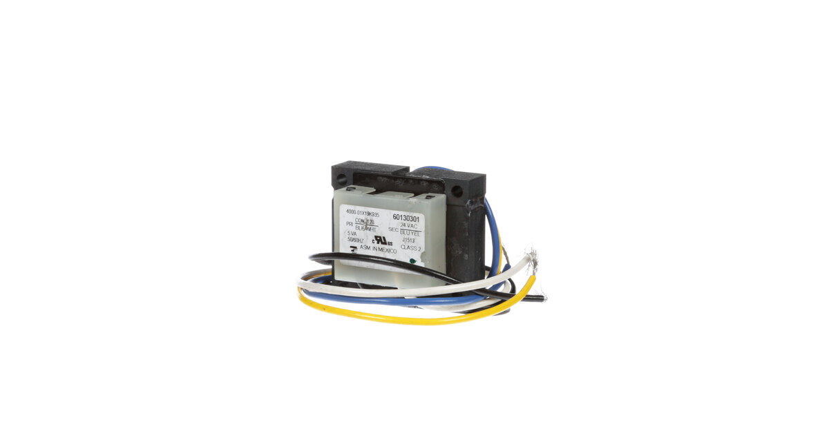 Transformador Pitco 134-000017-001 con cables conductores, 120 a 24 V, 50/60 Hz, 5 VA