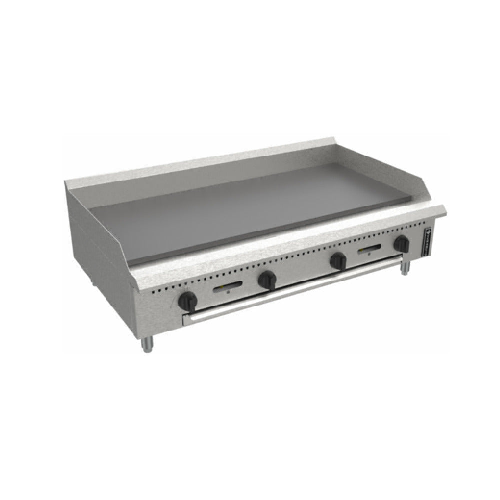 Venancio PGM48G-CT_NAT 48 Inch Gas Griddle Stainless Steel with 120000 BTU