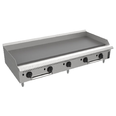 Venancio PGT60G-CT_NAT 60 Inch Gas Griddle with 5 Burners 175000 BTU