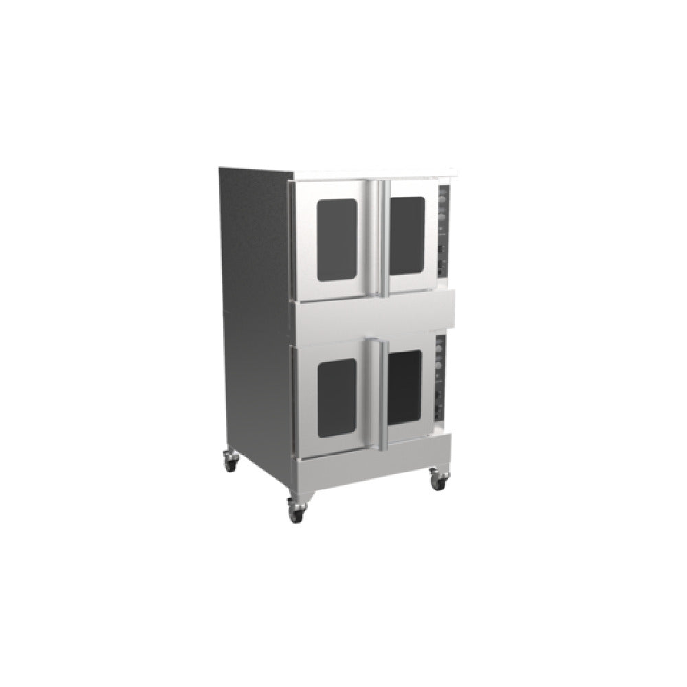 Venancio CO100G-DD 38 Inch Gas Convection Oven Double Deck 45000 BTU - 2 Decks