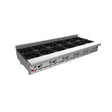 Venancio G72CT-72B_LP 72 Inch Gas Hotplate with 12 Burners 216000 BTU