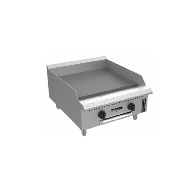 Venancio PGM24G-CT_LP 24 Inch Gas Prime Griddle with Manual Controls 60000 BTU