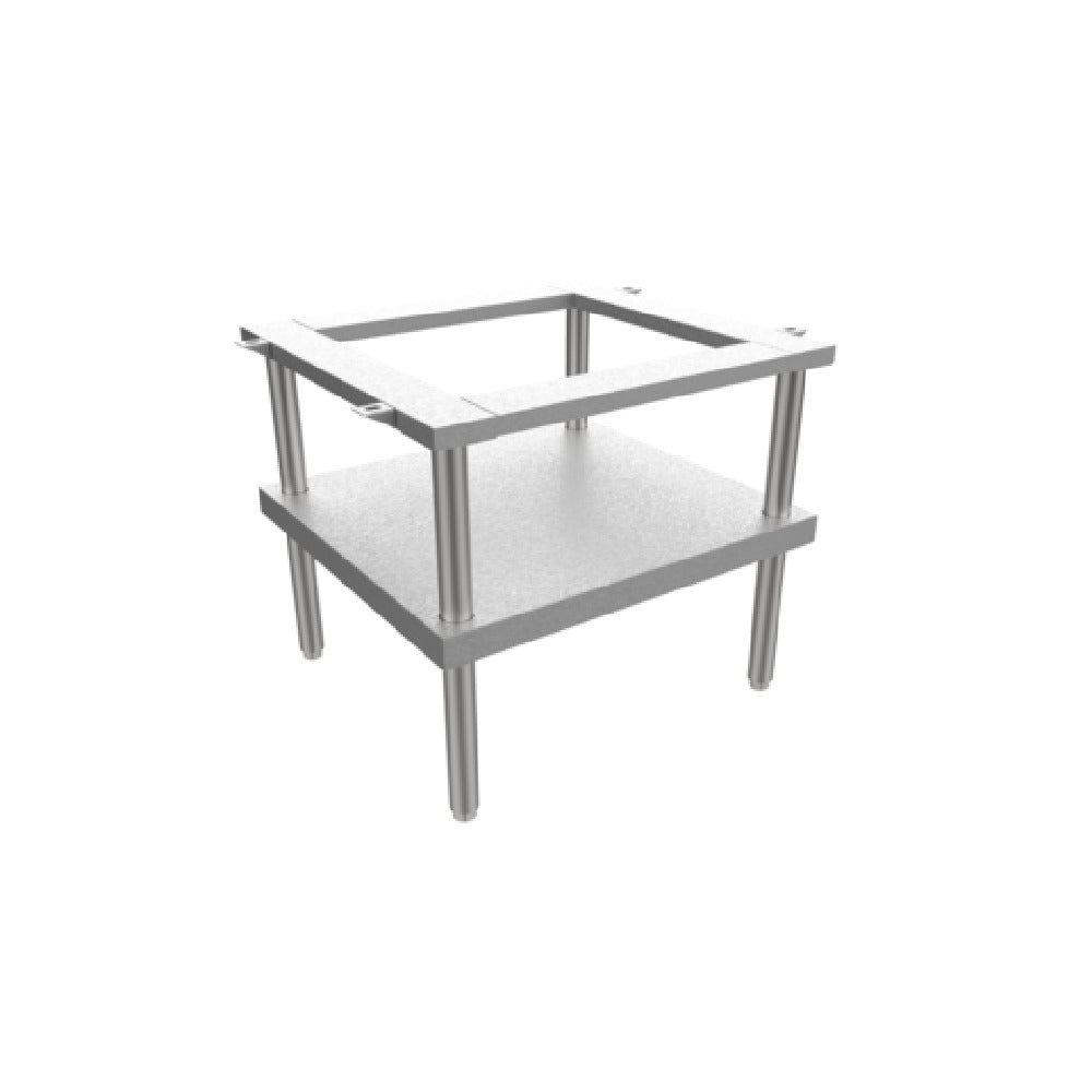 Venancio ESL36 36 Inch Open Top Equipment Stand Stainless Steel with Undershelf