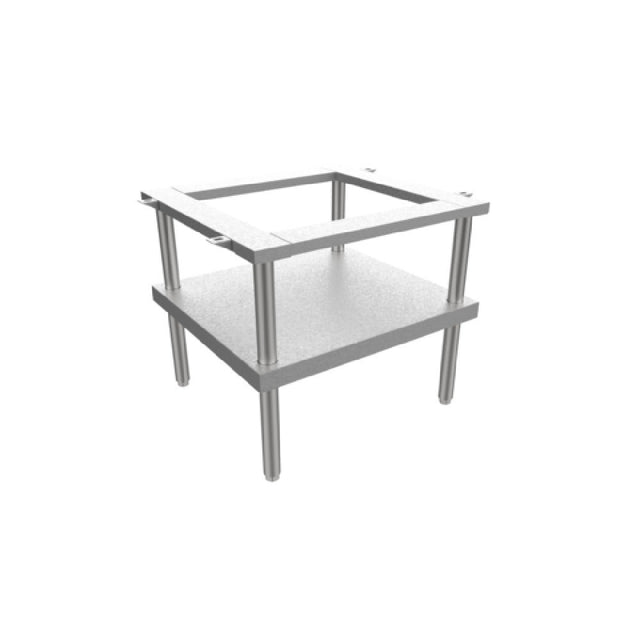 Venancio ESL36 36 Inch Open Top Equipment Stand Stainless Steel with Undershelf