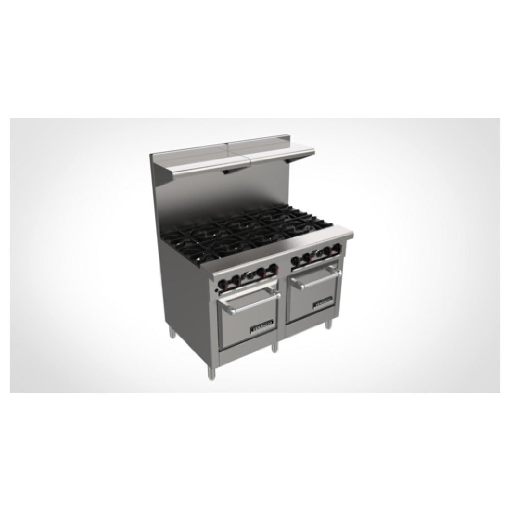 Venancio R482CO-48B_LP 48 Inch Gas Restaurant Range with 8 Burners 316000 BTU