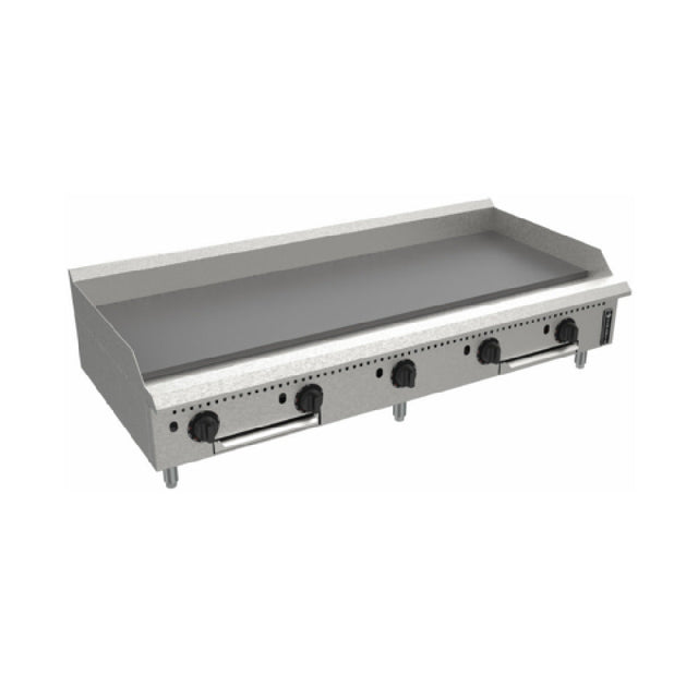 Venancio PGT60G-CT_LP 60 Inch Gas Prime Griddle with 5 Thermostatic Control Valves 175000 BTU