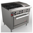 Venancio G36ST-24B12G_LP 36 Inch Restaurant Range Gas with 4 Burners 132000 BTU