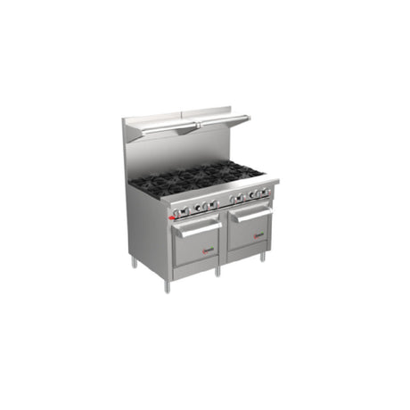 Venancio G482ST-48B_LP 48 Inch Gas Restaurant Range with 8 Burners 204000 BTU