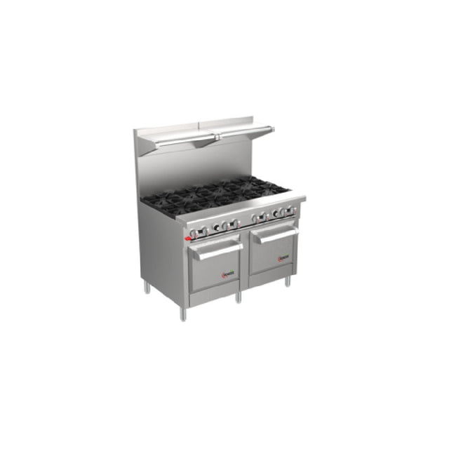Venancio G482ST-48B_LP 48 Inch Gas Restaurant Range with 8 Burners 204000 BTU