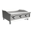Venancio O36GT 36 Inch Gas Griddle Countertop with 3 Burners 90000 BTU