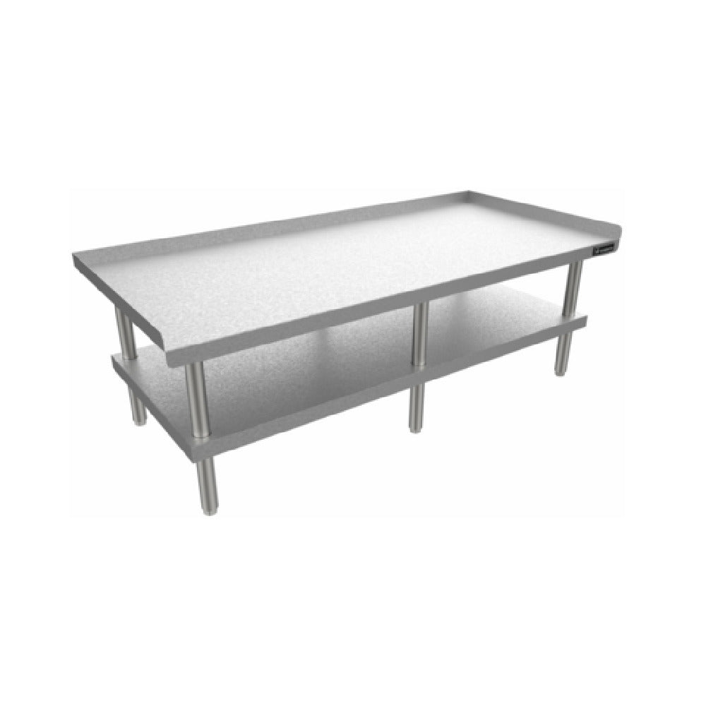 Venancio EST72 72 Inch Equipment Stand With Tray Stainless Steel Undershelf
