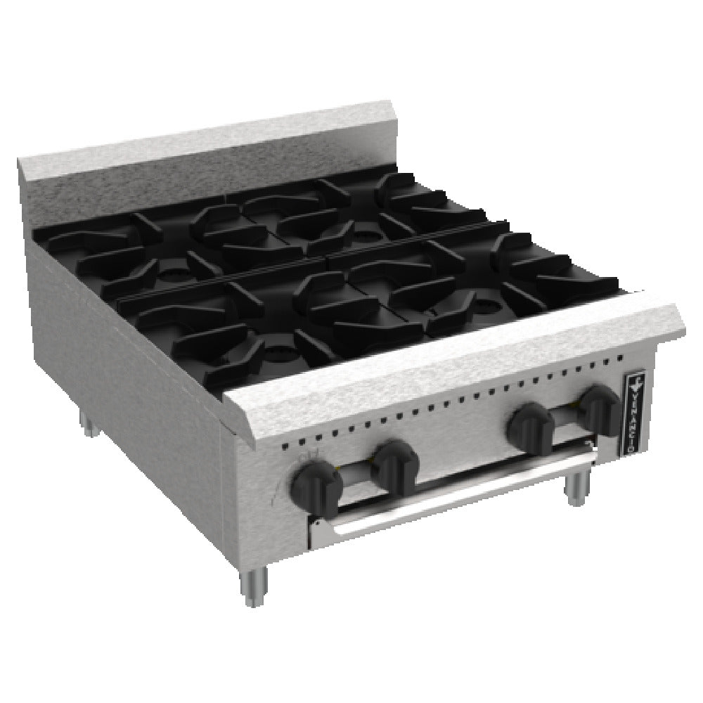 Venancio PHP24G-CT_NAT 24 Inch Prime Hotplate Gas Countertop 4 Burners 100000 BTU