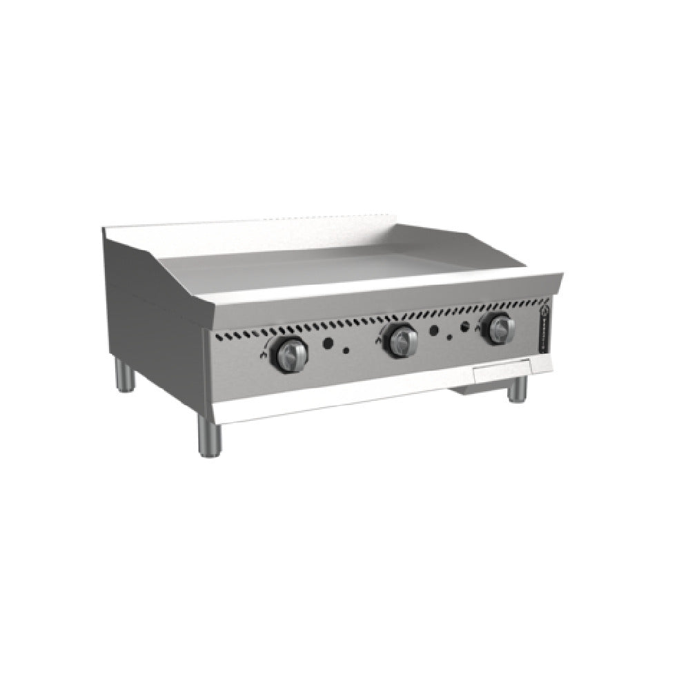 Venancio O24GM 24 Inch Griddle Gas Countertop with 2 Burners 60000 BTU