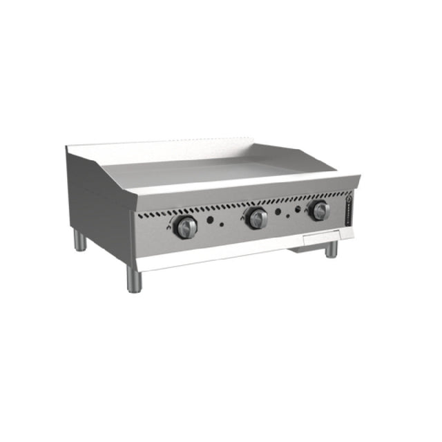 Venancio O24GM 24 Inch Griddle Gas Countertop with 2 Burners 60000 BTU