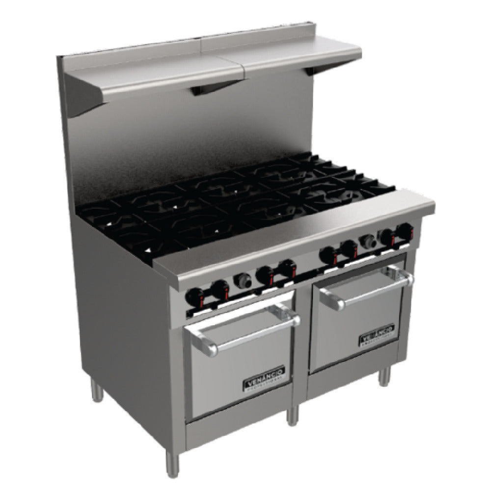 Venancio R722ST-72B_LP 72 Inch Gas Restaurant Range with 12 Burners 454000 BTU