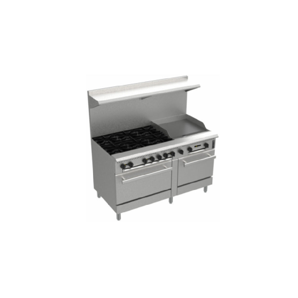 Venancio PRM601G-ST 60 Inch Gas Range with (4) 28000 BTU Burners and Ovens