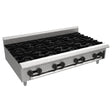 Venancio PHP48G-CT_NAT 48 Inch Prime Hotplate Gas 8 Burners 200000 BTU