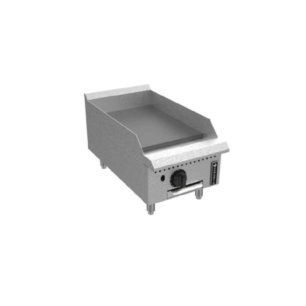 Venancio PGT15G-CT_LP 15 Inch Gas Griddle with Stainless Steel Construction 35000 BTU