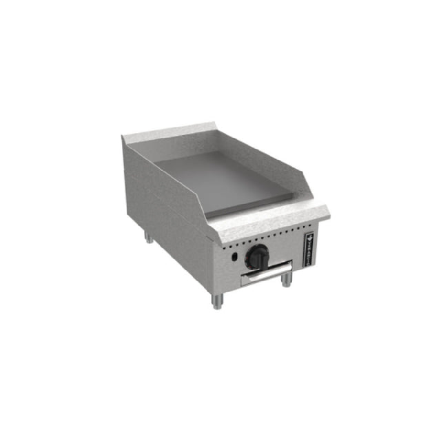 Venancio PGT15G-CT_LP 15 Inch Gas Griddle with Stainless Steel Construction 35000 BTU