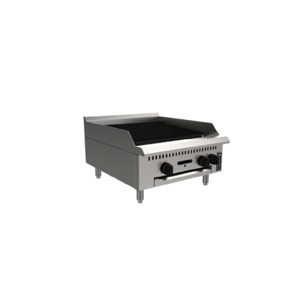Venancio PCB60G-CT_NAT 60 Inch Countertop Gas Charbroiler with 150000 BTU