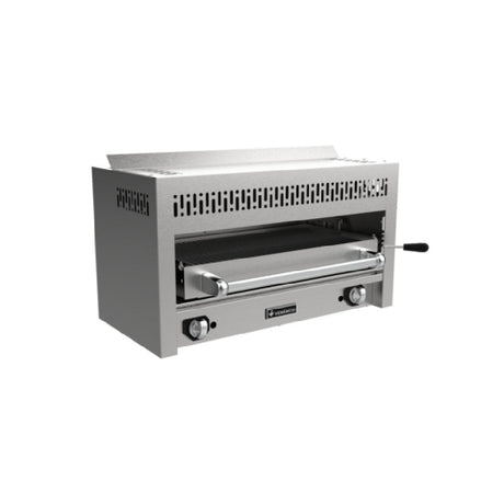 Venancio O36SB 36 Inch Salamander Broiler Gas Stainless Steel 2 Burner 40000 BTU