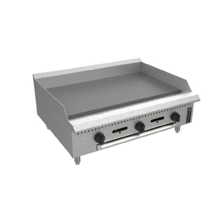Venancio PGM36G-CT_NAT 36 Inch Gas Countertop Griddle 90,000 BTU with Manual Controls