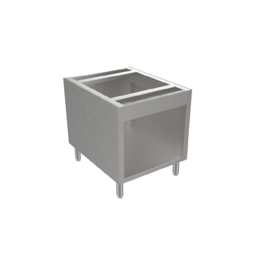 Venancio SO24 Cabinet Stand 24 Inch Open Base Modular Stainless Steel with Adjustable Legs