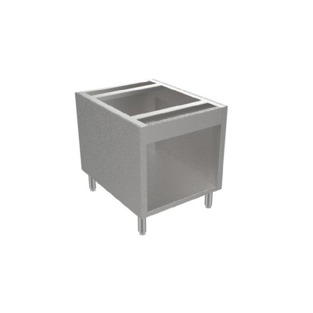 Venancio SO24 Cabinet Stand 24 Inch Open Base Modular Stainless Steel with Adjustable Legs