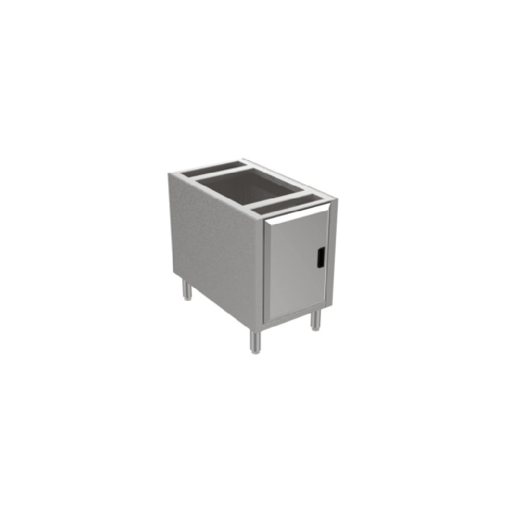 Venancio SD18 18 Inch Modular Cabinet Stand with Magnetic Door Stainless Steel