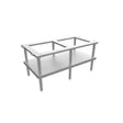 Venancio ESL60 60 Inch Open Top Equipment Stand with Undershelf Stainless Steel