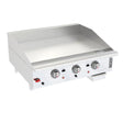 Venancio G36CT-36T 36 Inch Gas Griddle Countertop with Grease Tray 75000 BTU