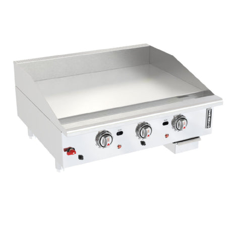 Venancio G36CT-36T 36 Inch Gas Griddle Countertop with Grease Tray 75000 BTU