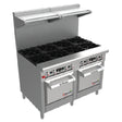 Venancio G722CO-72B_LP 72 Inch Gas Range with 12 Burners 286000 BTU
