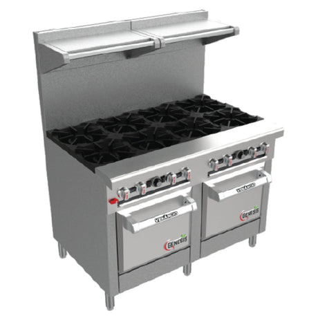 Venancio G722CO-72B_LP 72 Inch Gas Range with 12 Burners 286000 BTU