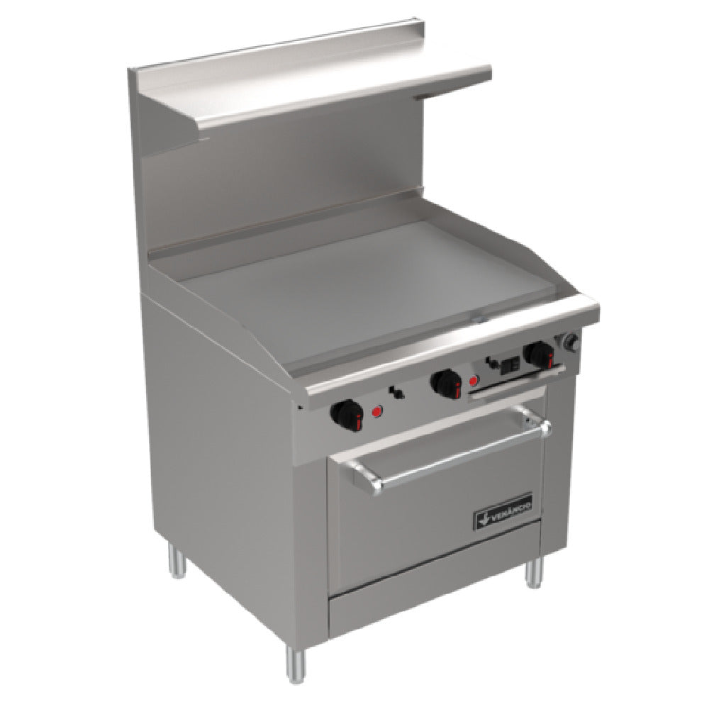 Venancio R36CO-36T Gas Range 36 Inch Griddle Top with 3 Burners 75000 BTU