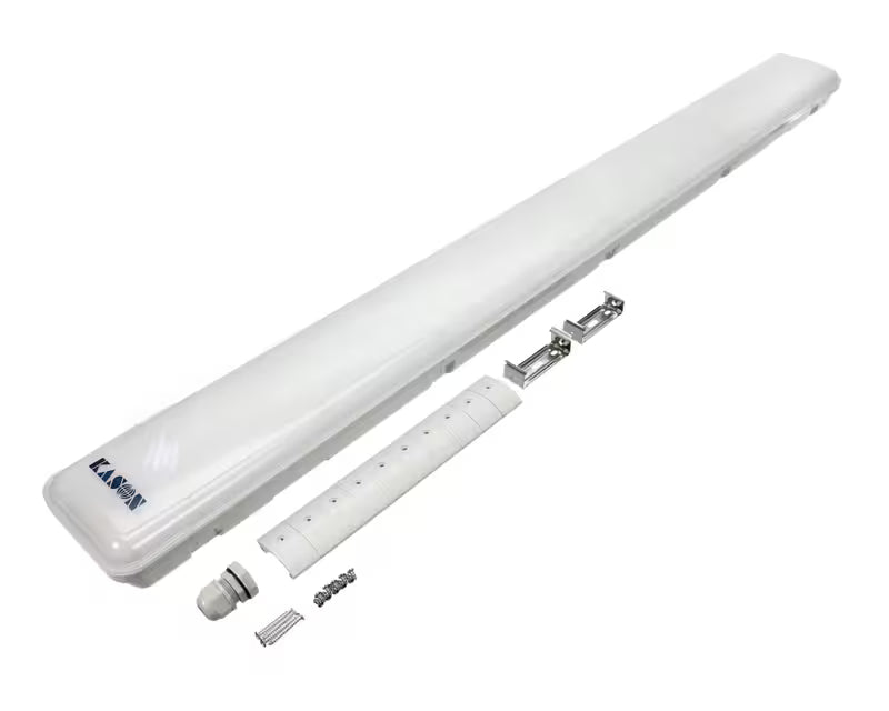 Kason 11810LCT400 LED Light Fixture, 40 Watt, 120-277 Volt, Walk-In Cooler/Freezer
