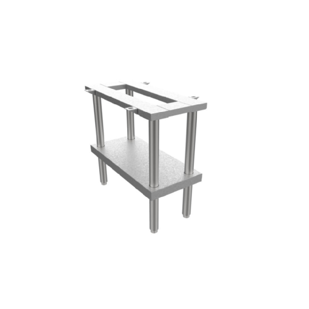 Venancio ESL18 18 Inch Open Top Equipment Stand Stainless Steel with Undershelf