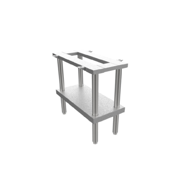 Venancio ESL18 18 Inch Open Top Equipment Stand Stainless Steel with Undershelf