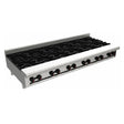 Venancio R72CT-72B_LP 72 Inch Gas Hotplate with 12 Burners 384000 BTU