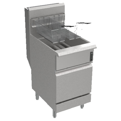 Venancio PFR75G-CB_NAT 20 Inch Full Pot Gas Deep Fryer 5 Burners 150000 BTU