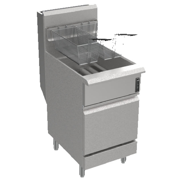 Venancio PFR75G-CB_NAT 20 Inch Full Pot Gas Deep Fryer 5 Burners 150000 BTU