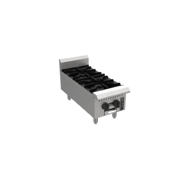 Venancio PHP12G-CT_NAT 12 Inch Prime Hotplate Gas 2 Burners 50000 BTU