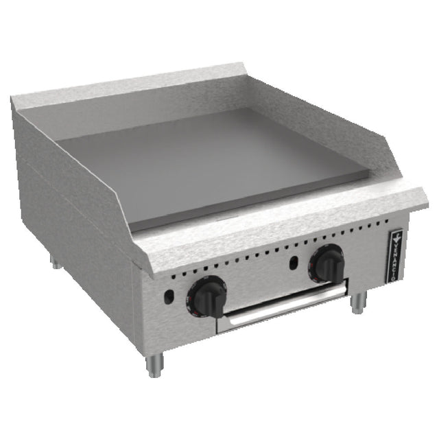 Venancio PGT24G-CT_NAT 24 Inch Griddle Gas Countertop with 3/4 Inch Plate 70,000 BTU